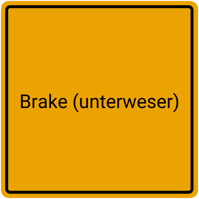 Meldebestätigung Brake (Unterweser)